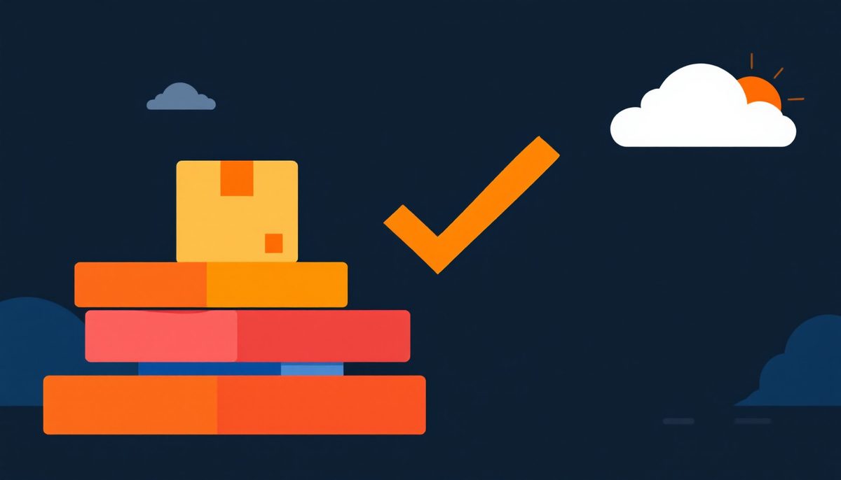 Ilustración editorial de Seonergy sobre checklist post-migración: qué revisar tras cambiar a Shopify