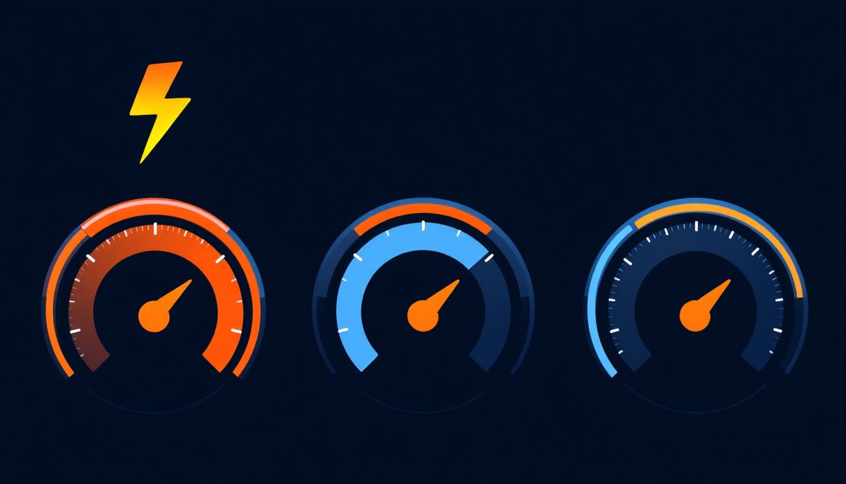 Ilustración editorial de Seonergy sobre qué son los Core Web Vitals y cómo mejorarlos